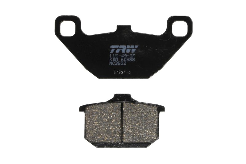 TRW MOTO sada brzdových destiček, kotoučová brzda HYOSUNG GA 300 98, KAWASAKI EL 250 (ELIMINATOR) 88-00, EN 450 (LTD), 500 (VULCAN) 85-03, EX 250