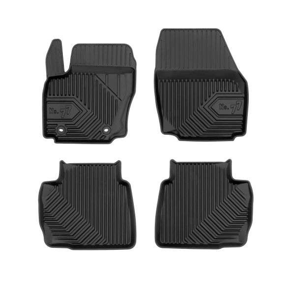 Set Covorase Auto Si Tavita Portbagaj FORD MONDEO IV Turnier (BA7) din 2007-2015, Cauciuc, Protectie Porbagaj, 4x Stickere auto cu FORD