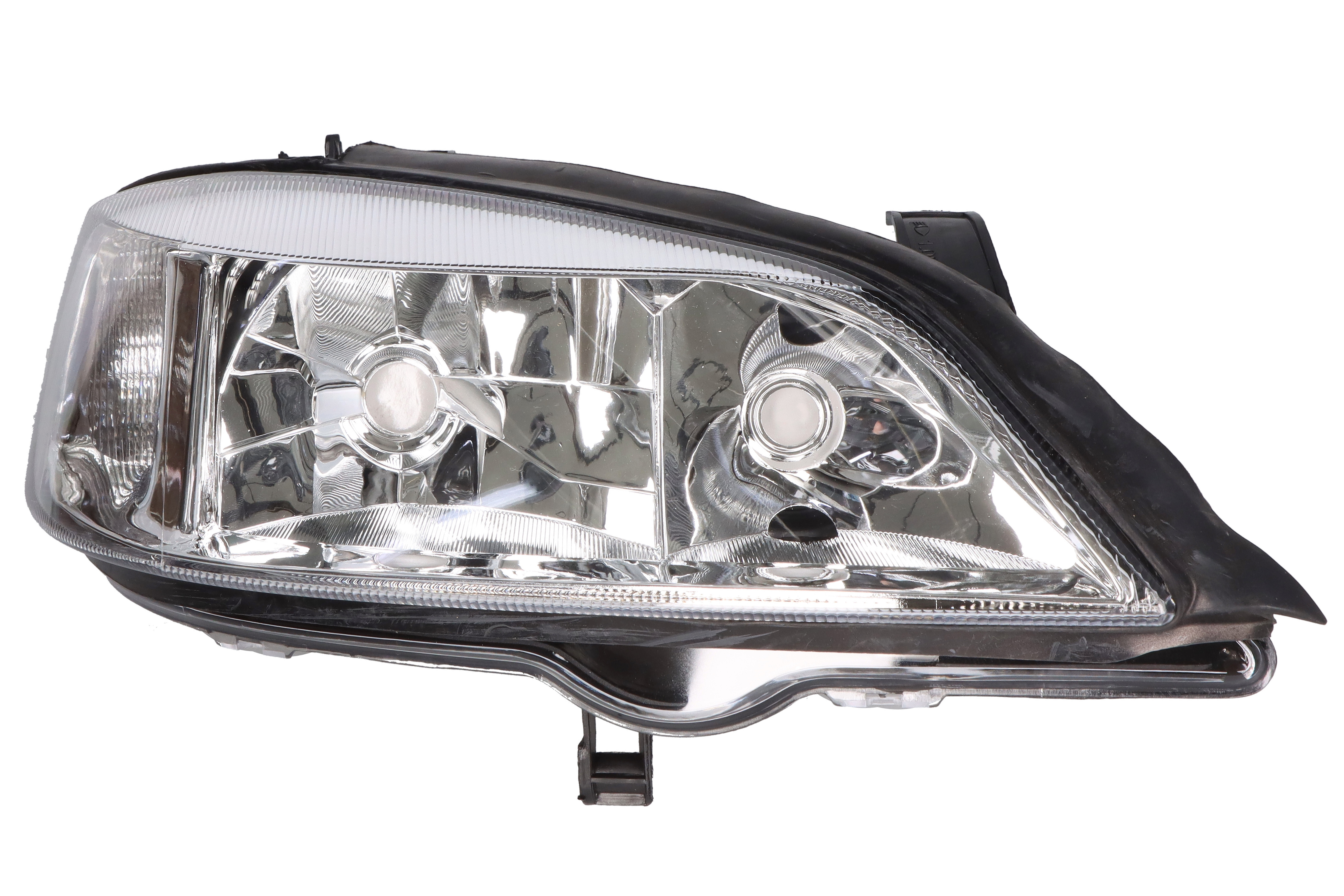 Фара прав (H7/HB3, електричн, без мотора, колір відбивача: хром) OPEL ASTRA G 02.98-12.09