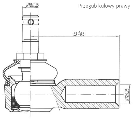 4 RIDE hlava příčného táhla řízení KAWASAKI KFX 700 V-FORCE 04-09