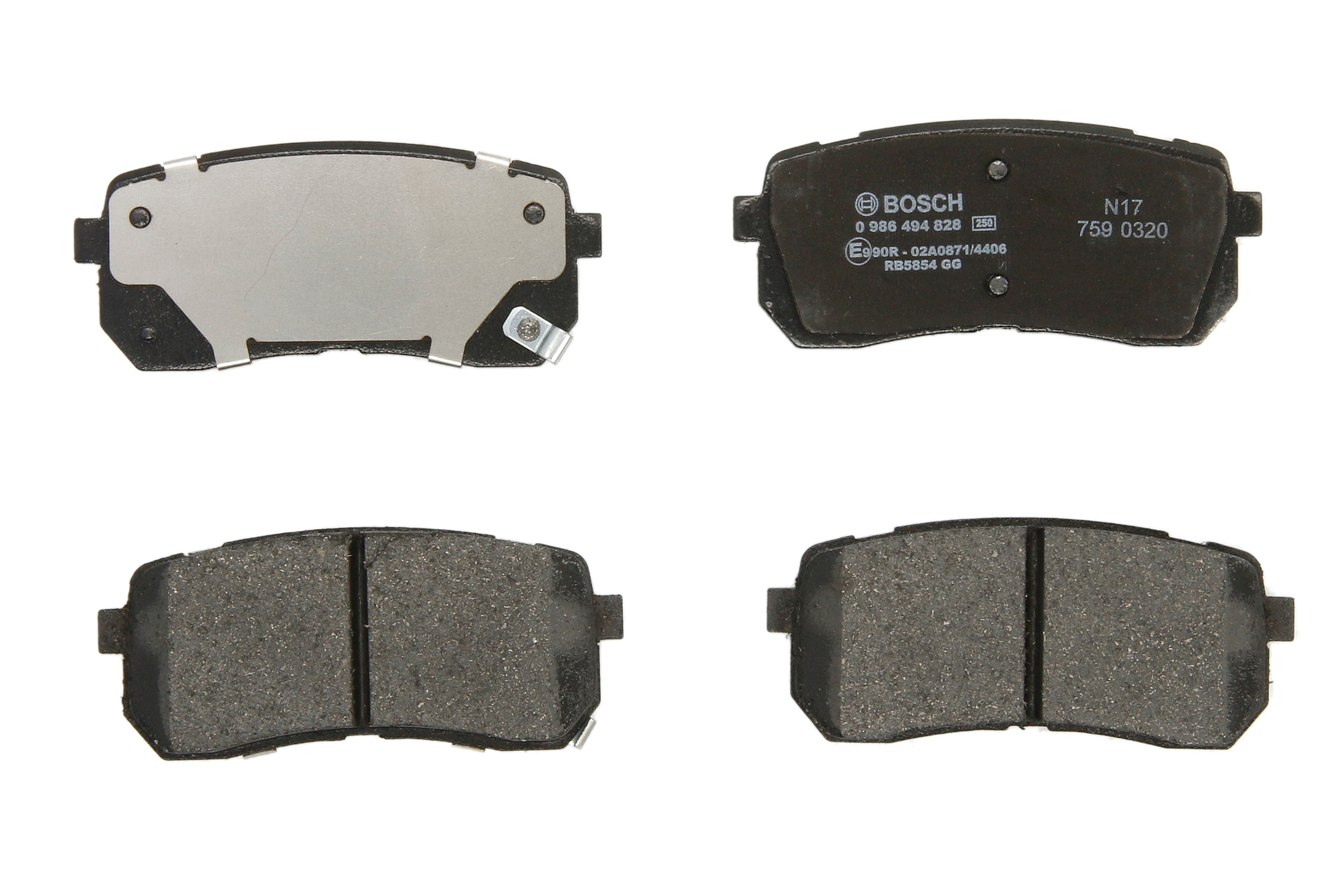 Комплект гальмівних колодок задн , HYUNDAI H-1 CARGO, KIA CARNIVAL II, SORENTO III, MAZDA CX-30 2.0D-3.5 10.01-