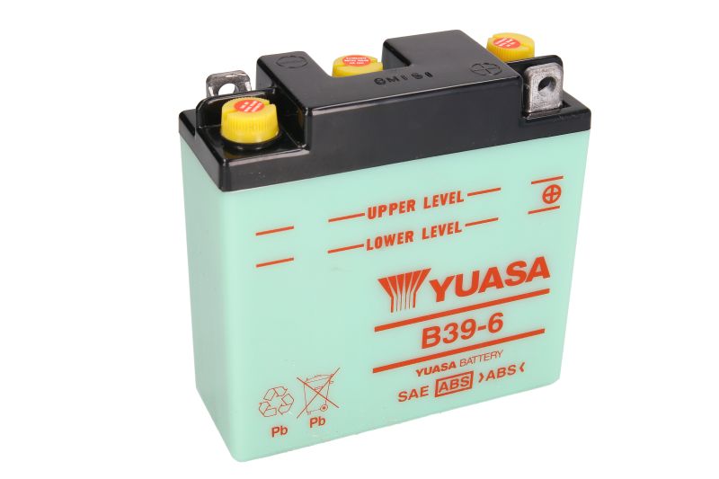 YUASA startovací baterie BMW R 60/2, 50/2, 68, 69S, 27, 69, 60, 26, 50, 50S 55-69, PUCH COBRA 80/6 GT, 80/6, 50GT 82-84, M 50 JET, MONZA 504SL, 504S, 506SL 82-00 (B39-6, 0092M40090, 7014003, M4009)