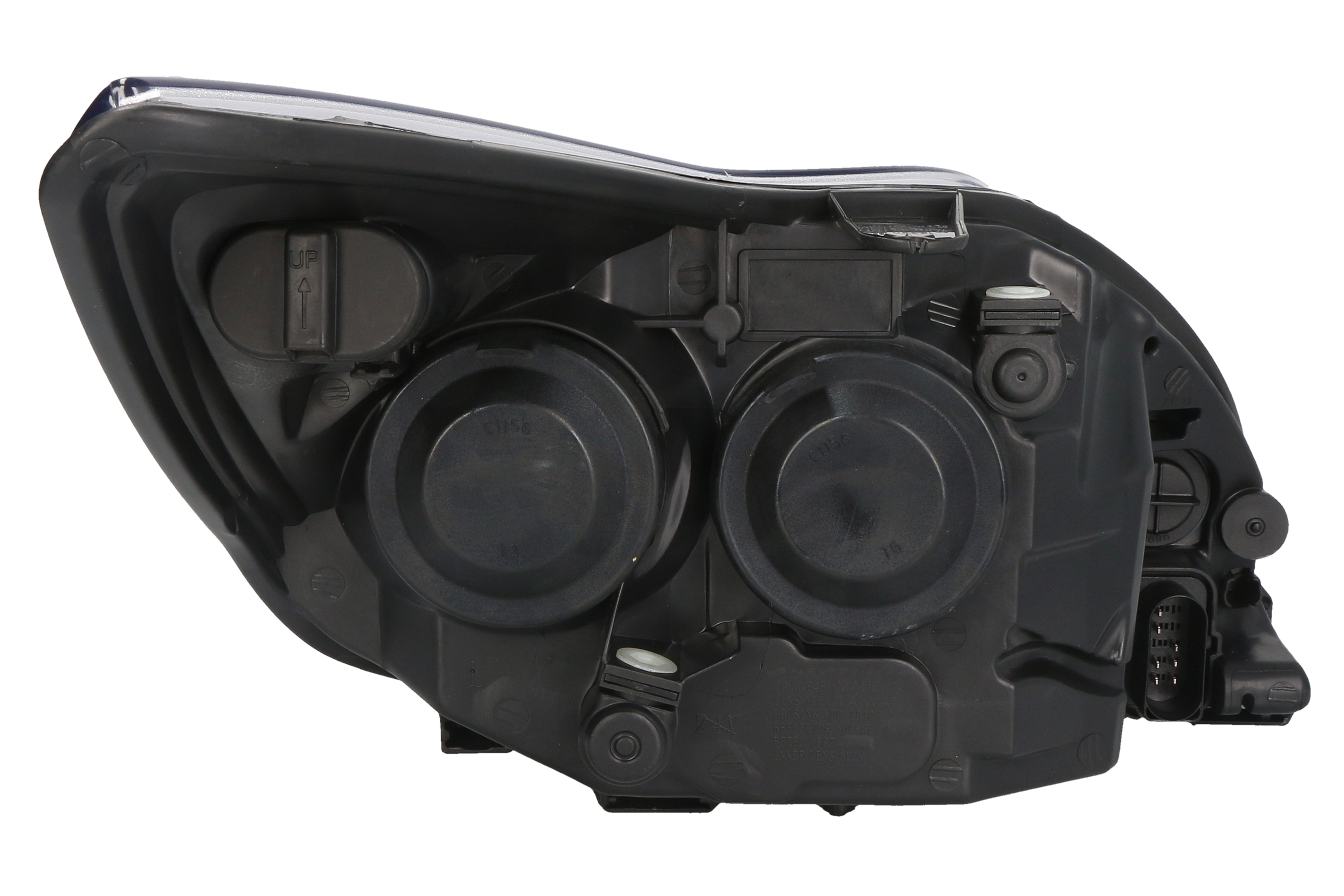 Фара лів (H1/H7, електричн, з мотором, колір відбивача: хром) FORD FOCUS II 02.08-09.12 фото 2