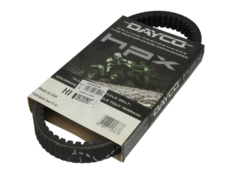 DAYCO hnací klínový řemen, variomatik KAWASAKI PRAIRIE 650 4X4, (CAMO) 02-03, YAMAHA YFM 350 (BRUIN AUTO 4X4), FGI (GRIZZLY IRS), FG (GRIZZLY 4X4), G (GRIZZLY 2X4) 06-08 (B07633RWF8, HPX2218, 59011-1080, 59011-1080)