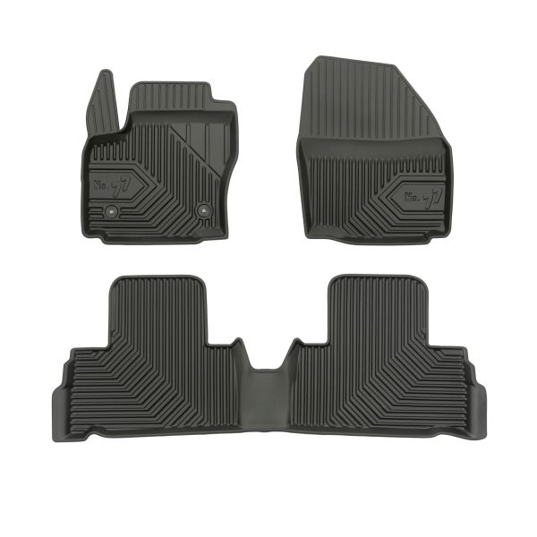 Set Covorase Auto Si Tavita Portbagaj FORD GALAXY II (WA6) din 2006-2015, Cauciuc, Protectie Porbagaj, 4x Stickere auto cu FORD