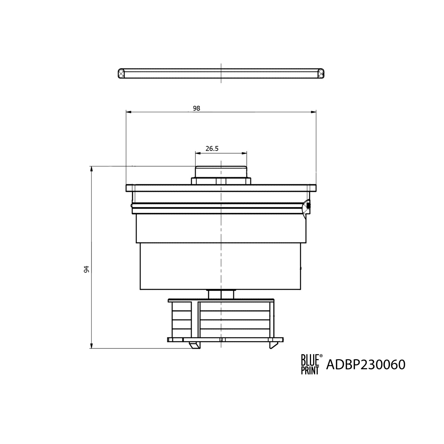 Фильтр топливный Toyota Land Cruiser 200 4.5 D4-D 07- фото 12