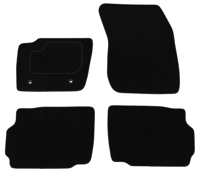 Set Covorase Auto Si Tavita Portbagaj FORD MONDEO IV Turnier (BA7) din 2007-2015, Cauciuc, Protectie Porbagaj, 4x Stickere auto cu FORD