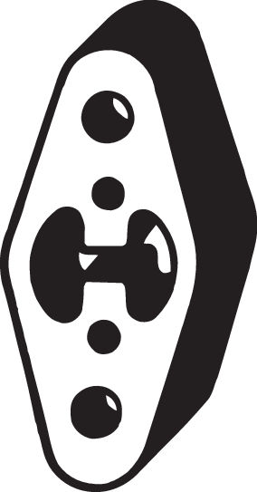 Suport cuier sistem evacuare bosal jeep sistem esapament piesa montaj 0,18 kg