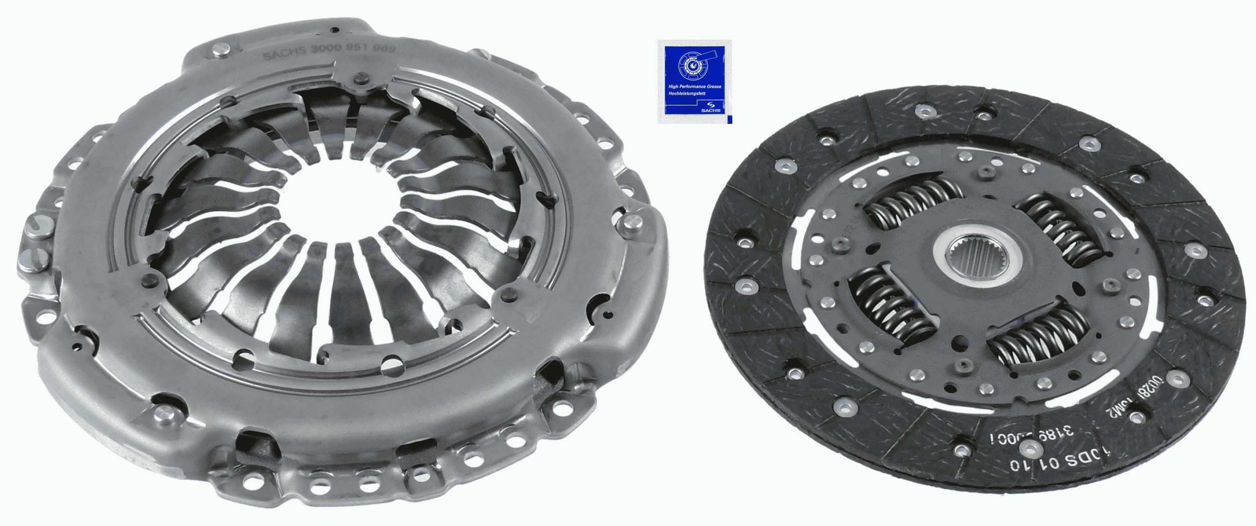 Set kvačila 215mm za vozilo DACIA SANDERO