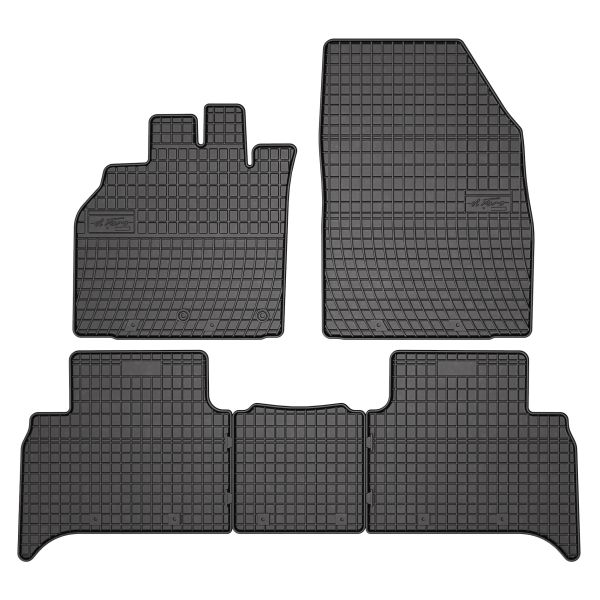 Set Covorase Auto Si Tavita Portbagaj RENAULT SCENIC III VAN (JZ0/1_) din 2009-2016, Cauciuc, Protectie Porbagaj, 4x Stickere auto cu RENAULT