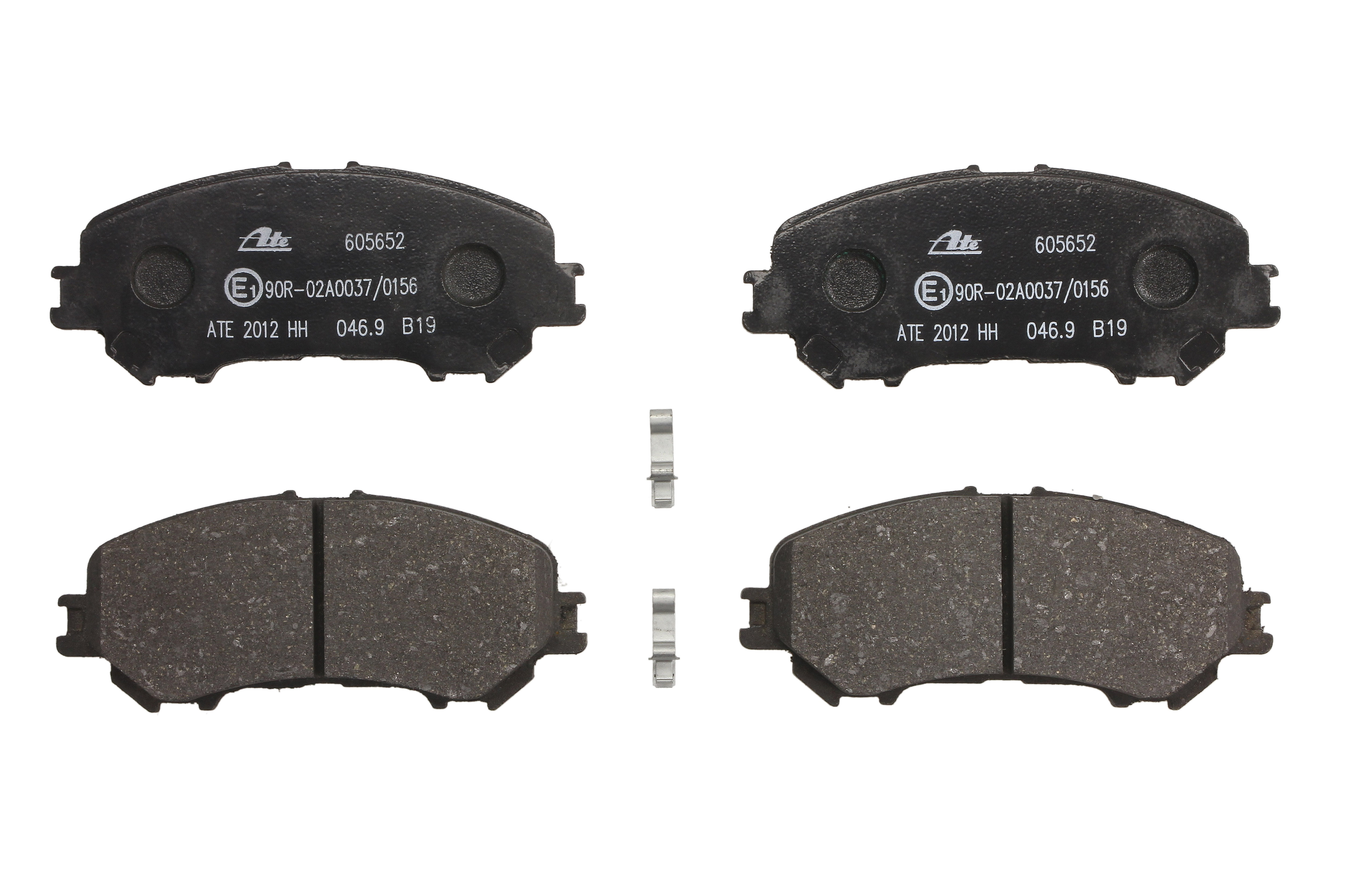 Комплект гальмівних колодок передн , NISSAN QASHQAI II, X-TRAIL III, RENAULT KADJAR, KOLEOS II 1.2-2.0 11.13-