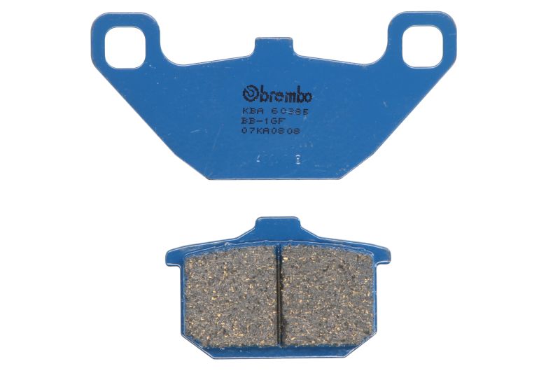 BREMBO sada brzdových destiček, kotoučová brzda HYOSUNG GA 300 98, KAWASAKI EL 250 (ELIMINATOR) 91-95, EN 450 (LTD), 500 (VULCAN) 85-93, EX 250 (NINJA) 86-87, GPX 400 85, GPZ 400, 1100 (UNI TRAK), 500S, 900R (NINJA), 600R (NINJA), 750R, 250, 1000RX (NINJA