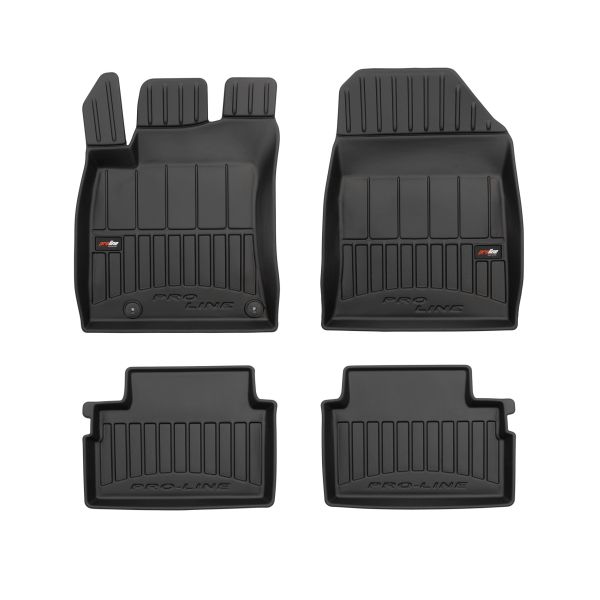 Set Covorase Auto Si Tavita Portbagaj KIA XCEED (CD) din 2019-2021, Cauciuc, Protectie Porbagaj, 4x Stickere auto cu KIA