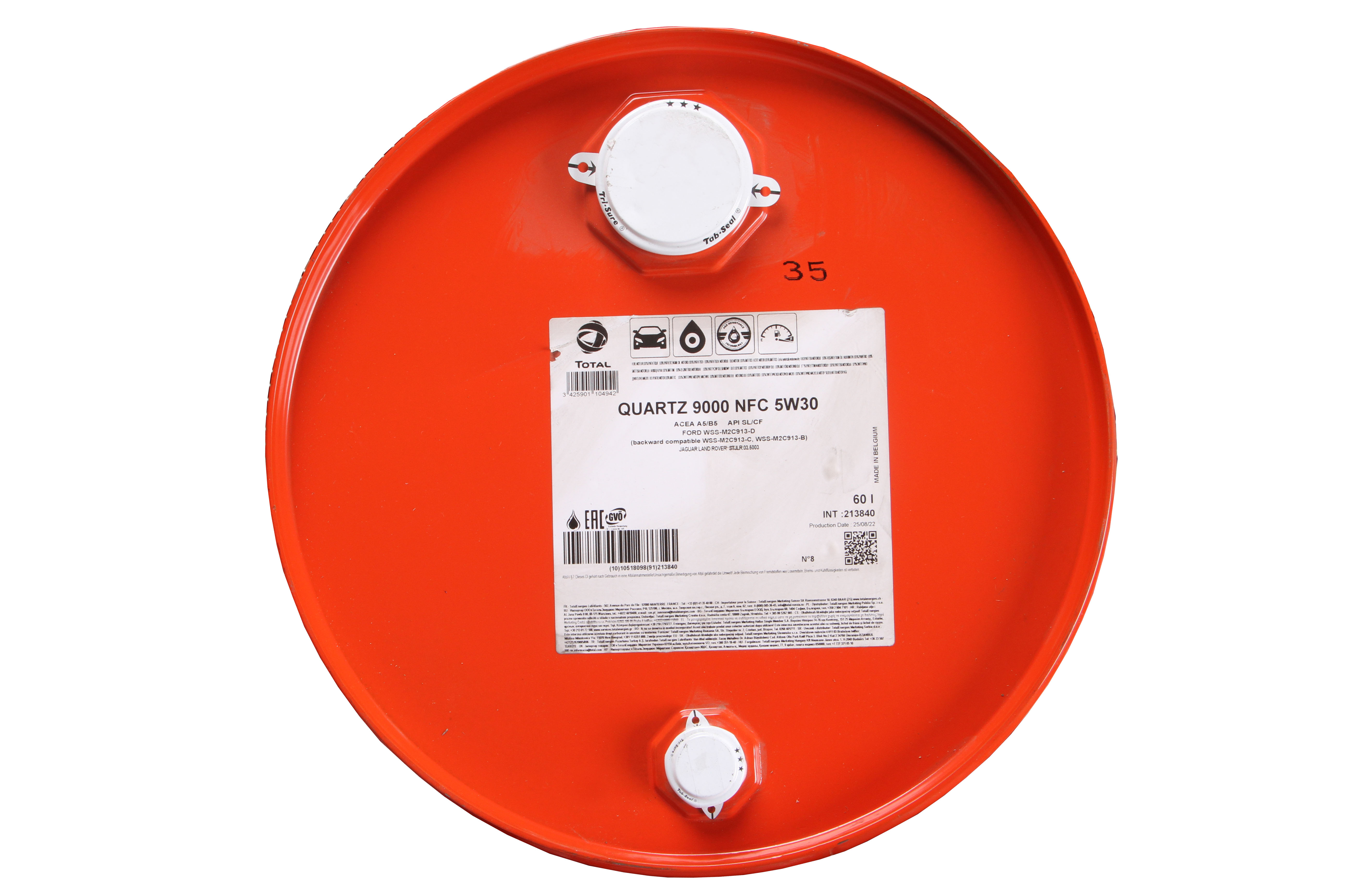 Моторна олива Quartz (1L) 5W30 ,API CF, SL, ACEA A5, B5, FIAT 9.55535 G1, FIAT 9.55535 N1, FORD M2C913 D, JAGUAR 03.5003, LAND ROVER 03.5003, VOLVO фото 8