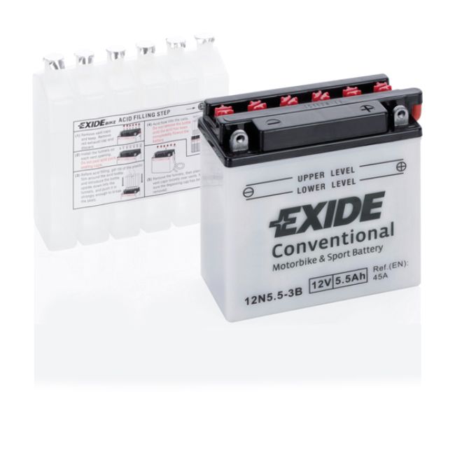 EXIDE startovací baterie APRILIA ETX 650, 125 88-00, RX 125 90, TUAREG 125 (RALLY) 89-91, GILERA APACHE 125 91-92, ARIZONA 200 85-88, CX 125 91, CRONO 125 91-92, DAKOTA 500, 350, ER 350 85-89, FAST 200, 125 87-88, GFR 125 93, KK 125 86-89, KZ 125 86-89, M