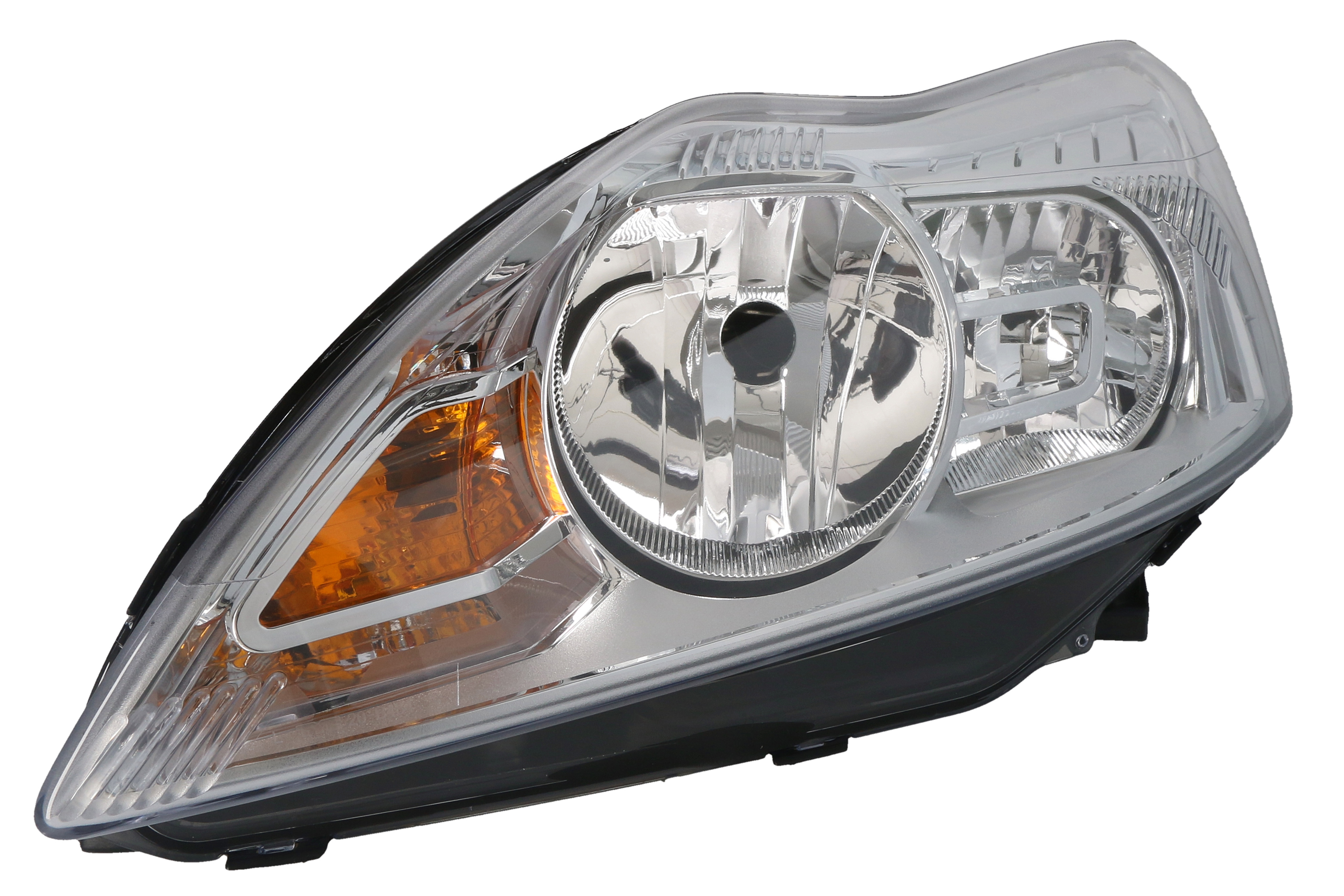Фара лів (H1/H7, електричн, з мотором, колір відбивача: хром) FORD FOCUS II 02.08-09.12