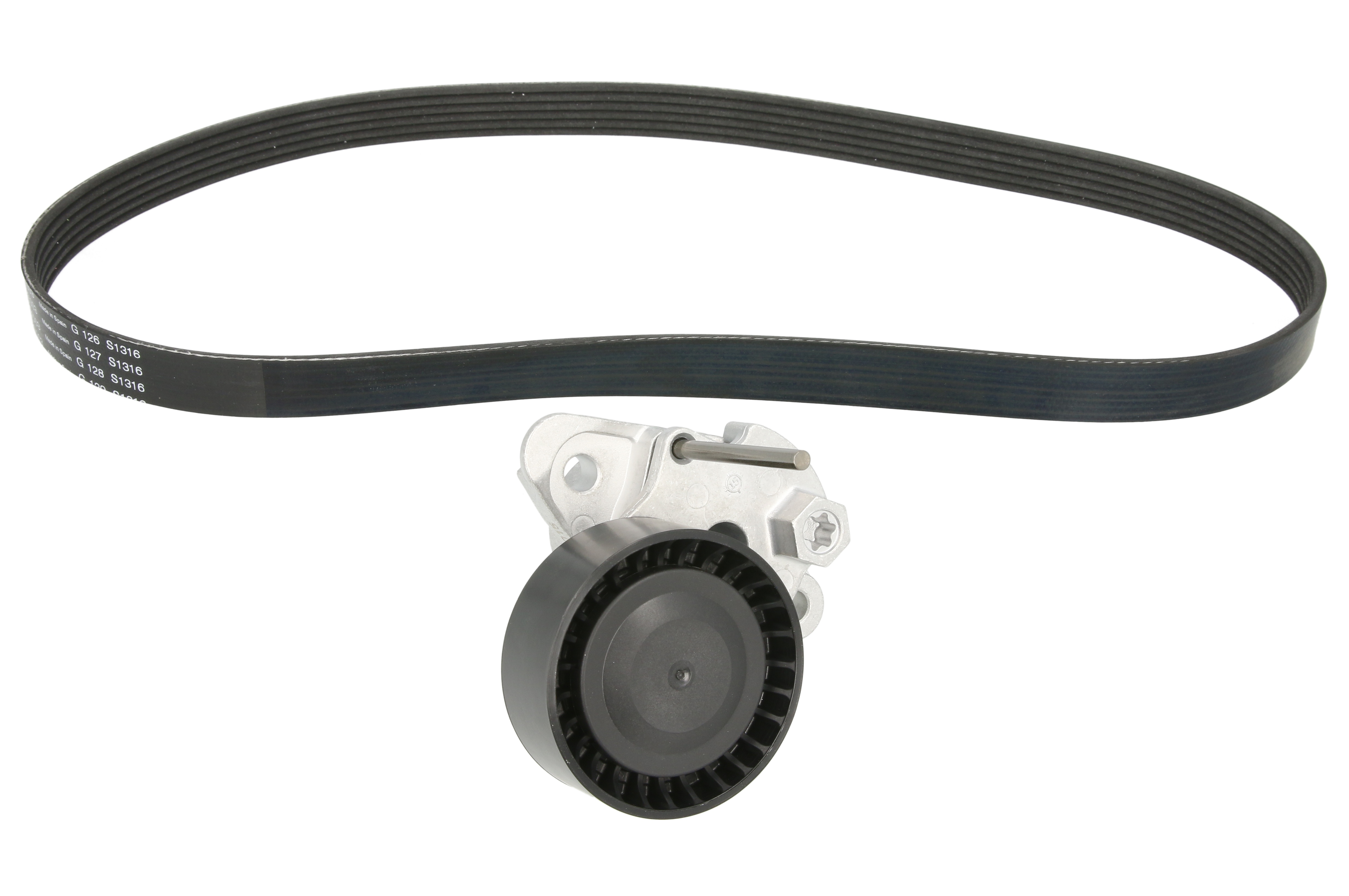 Комплект ремня генератора VW Golf 1.2/1.4TSI 12-/Skoda Octavia 1.2-1.6 12- (6PK1003) фото 9