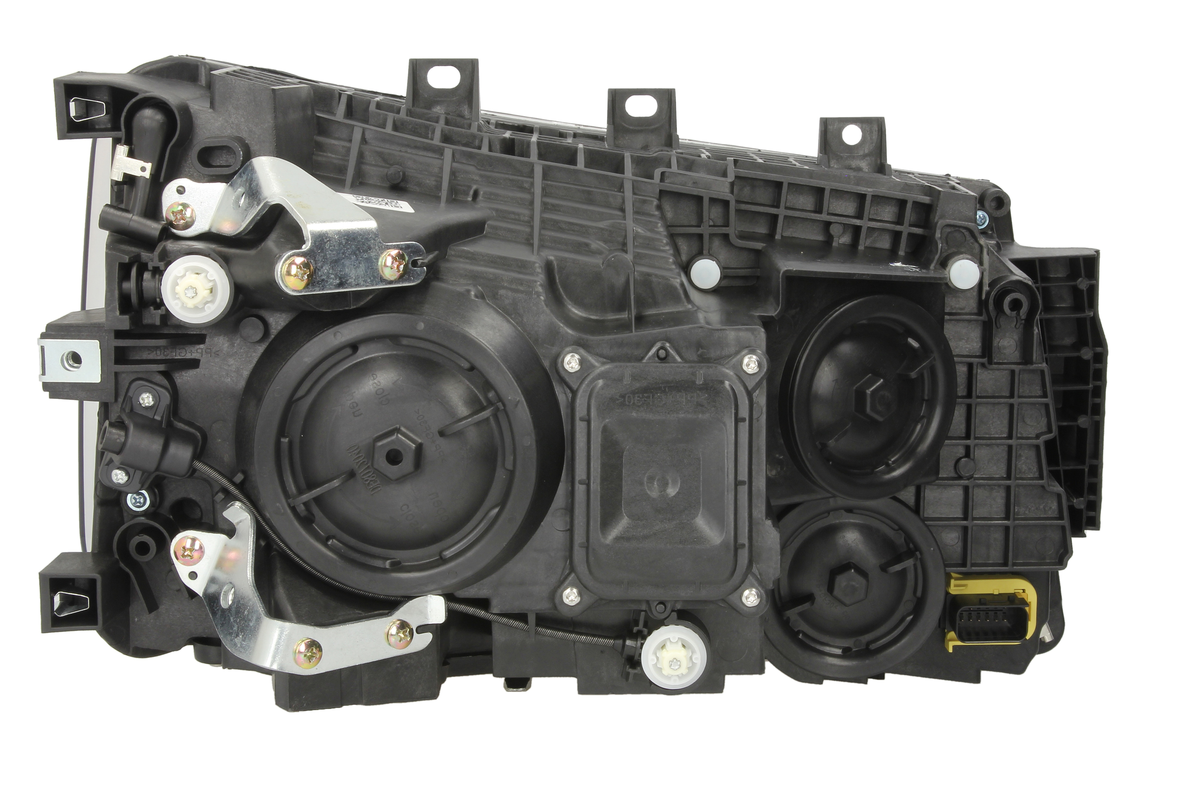 Фара лів (2*H7/H21W/LED, електричн, з мотором, включає денні ходові вогні, колір відбивача: хром) SCANIA G II, L, P II, R II, S 06.17- фото 2