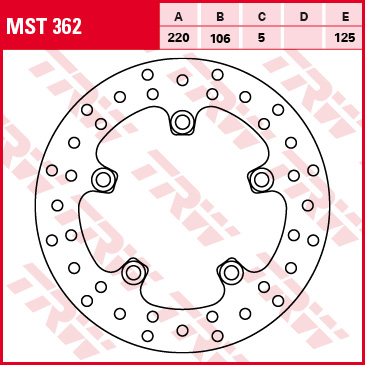 TRW MOTO brzdový kotouč YAMAHA MT-10 1000 SP ABS, ABS 16-19, YZF-R1 1000 M 04-19, YZF-R6 600 03-20 (B005AG2HCI, 68B40750)