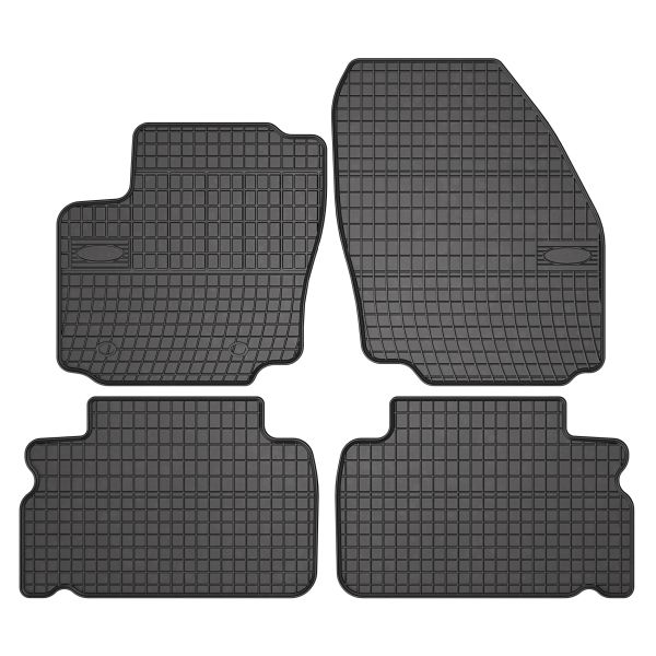 Set Covorase Auto Si Tavita Portbagaj FORD S-MAX VAN (WA6) din 2007-2014, Cauciuc, Protectie Porbagaj, 4x Stickere auto cu FORD