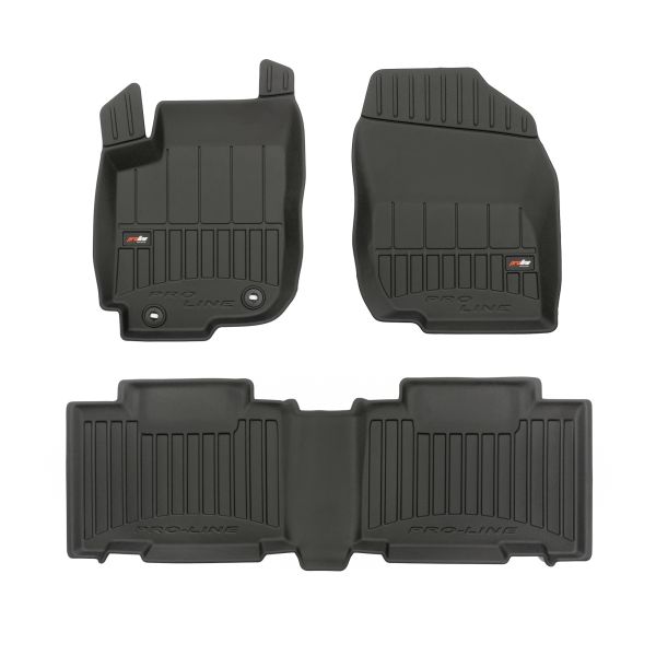 Set Covorase Auto Si Tavita Portbagaj TOYOTA RAV 4 IV (_A4_) din 2012-2019, Cauciuc, Protectie Porbagaj, 4x Stickere auto cu TOYOTA