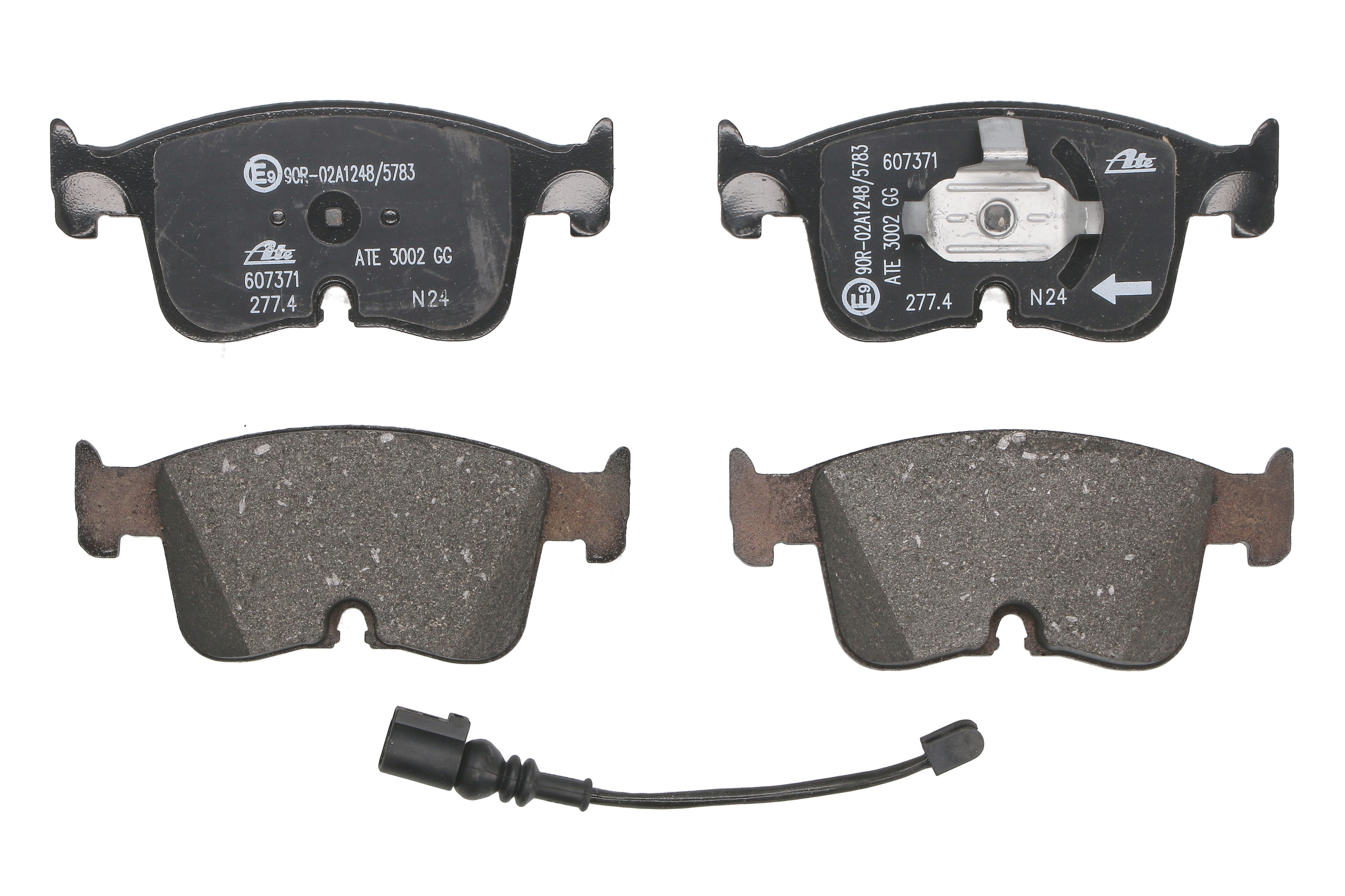 Комплект гальмівних колодок передн , AUDI A3, A3 ALLSTREET, CUPRA FORMENTOR, LEON, LEON SPORTSTOURER, TERRAMAR, SEAT LEON, LEON SPORTSTOURER, SKODA OCTAVIA IV, SUPERB IV 1.0-2.5 07.19-