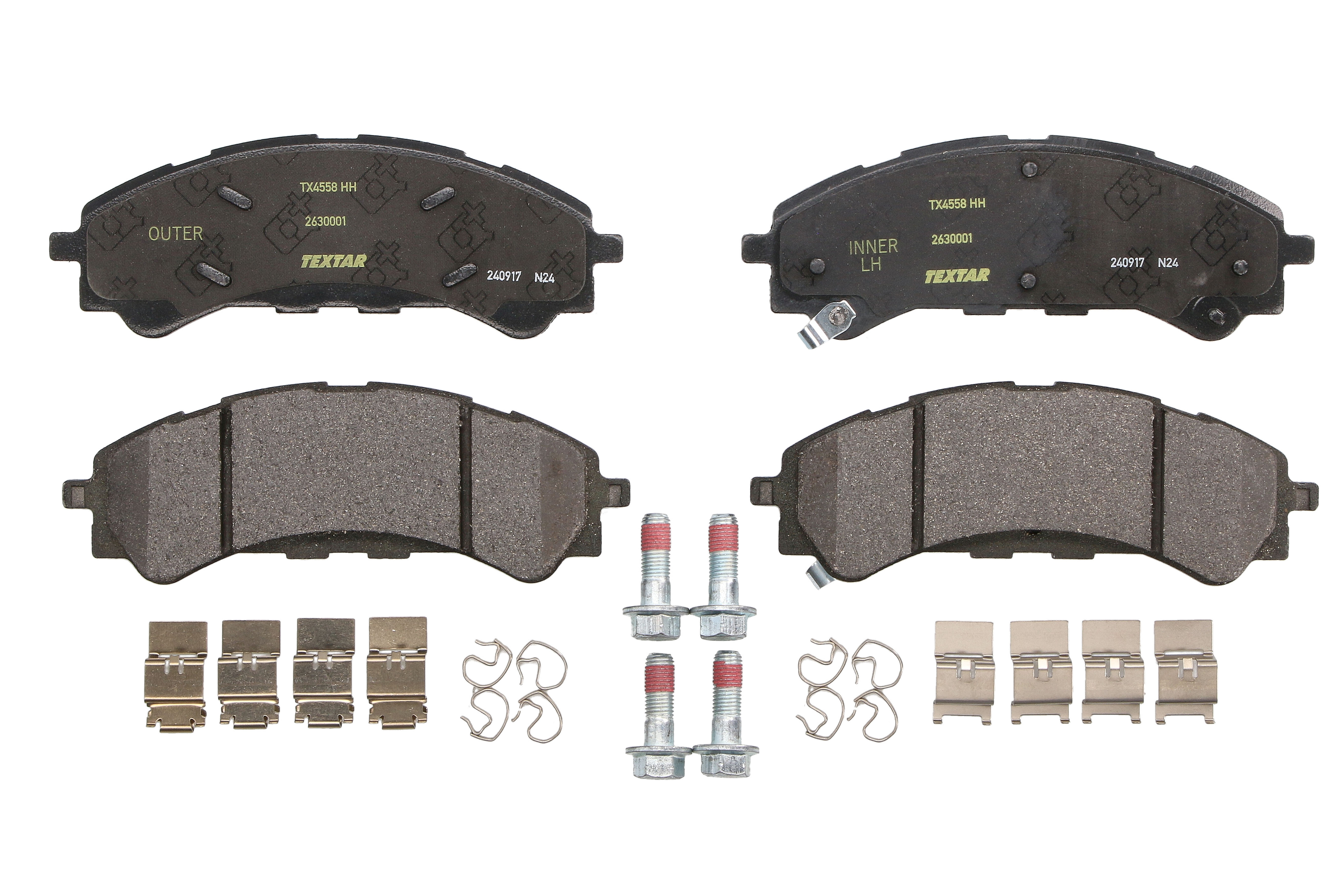 Комплект гальмівних колодок передн , FORD USA BRONCO, RANGER 2.0D-3.0D 09.18-