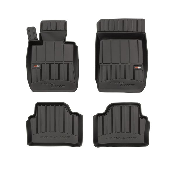 Set Covorase Auto Si Tavita Portbagaj BMW Seria 3 Touring (E91) din 2004-2012, Cauciuc, Protectie Porbagaj, 4x Stickere auto cu BMW