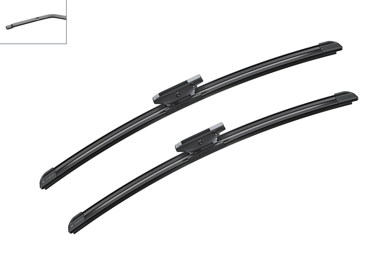 Set stergatoare auto MINI MINI CLUBMAN (R55) din 2007-2014, Bosch Aerotwin, din cauciuc siliconat rezistent
