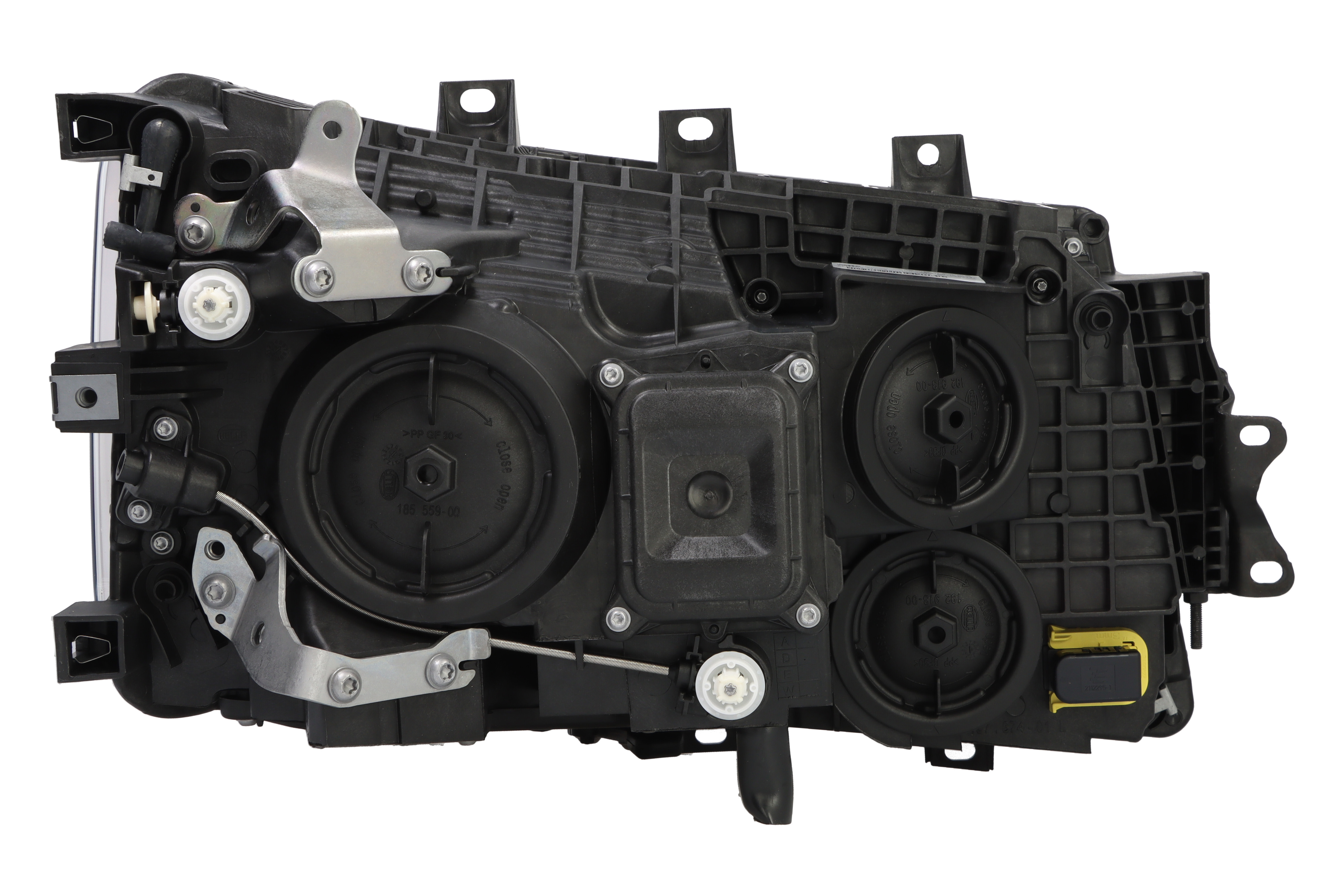 Фара лів (2*H7/H21W/LED, електричн, з мотором, включає денні ходові вогні, колір відбивача: хром) SCANIA G II, L, P II, R II, S 06.17- фото 2