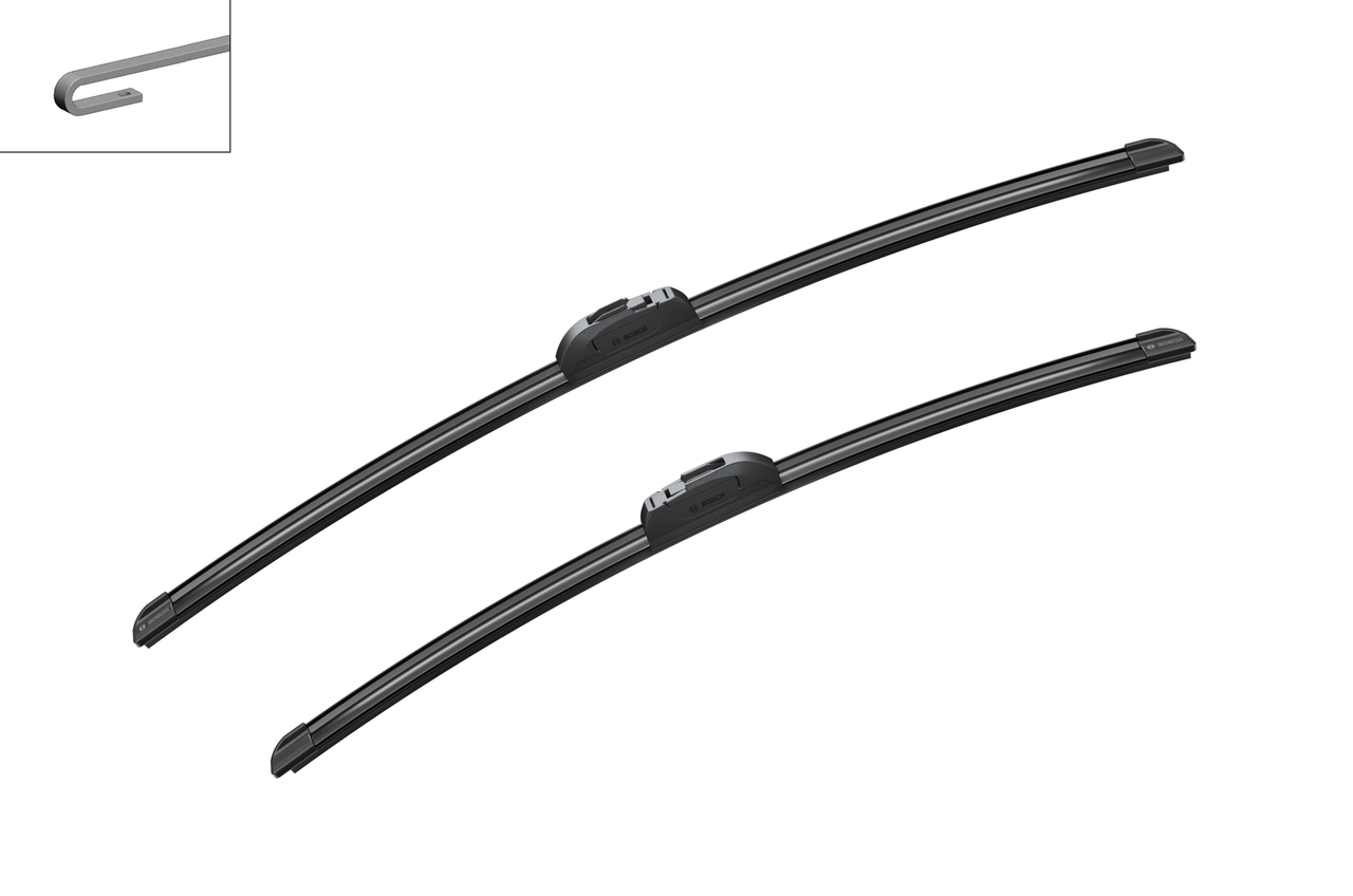 Set 3 stergatoare MERCEDES-BENZ A-CLASS (W168) din 1997-2004, Bosch Aerotwin Retrofit, din cauciuc siliconat rezistent
