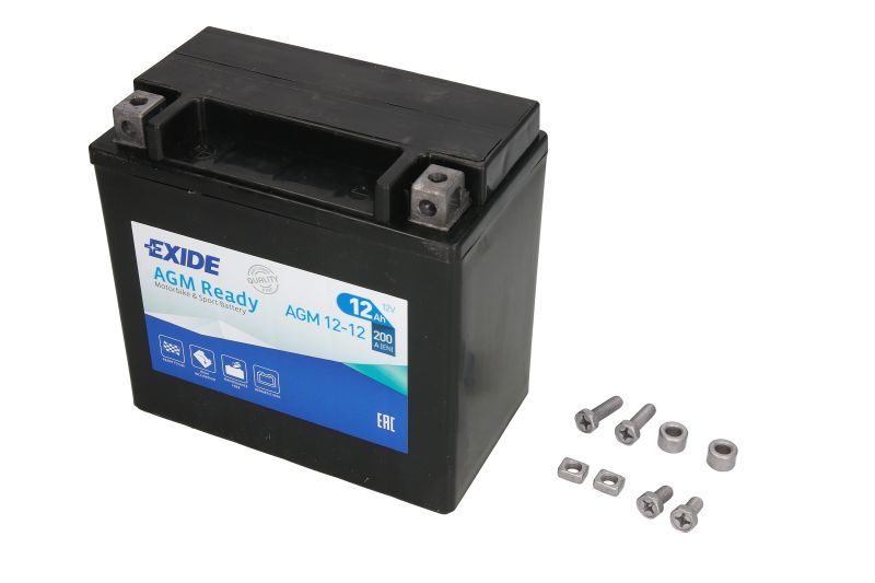 EXIDE startovací baterie APRILIA ETV 1000 (CAPO NORD), ABS (CAPO NORD) RAID, ABS (CAPO NORD) G-KAT, (CAPO NORD) RAID 01-10, ETX 350 85-00, NA 850 (MANA) GT ABS, (MANA) ABS, (MANA) 08-13, RSV 1000 98-00, SL 750 ABS GT (SHIVER), 750 (SHIVER), 1000 (FALCO), 