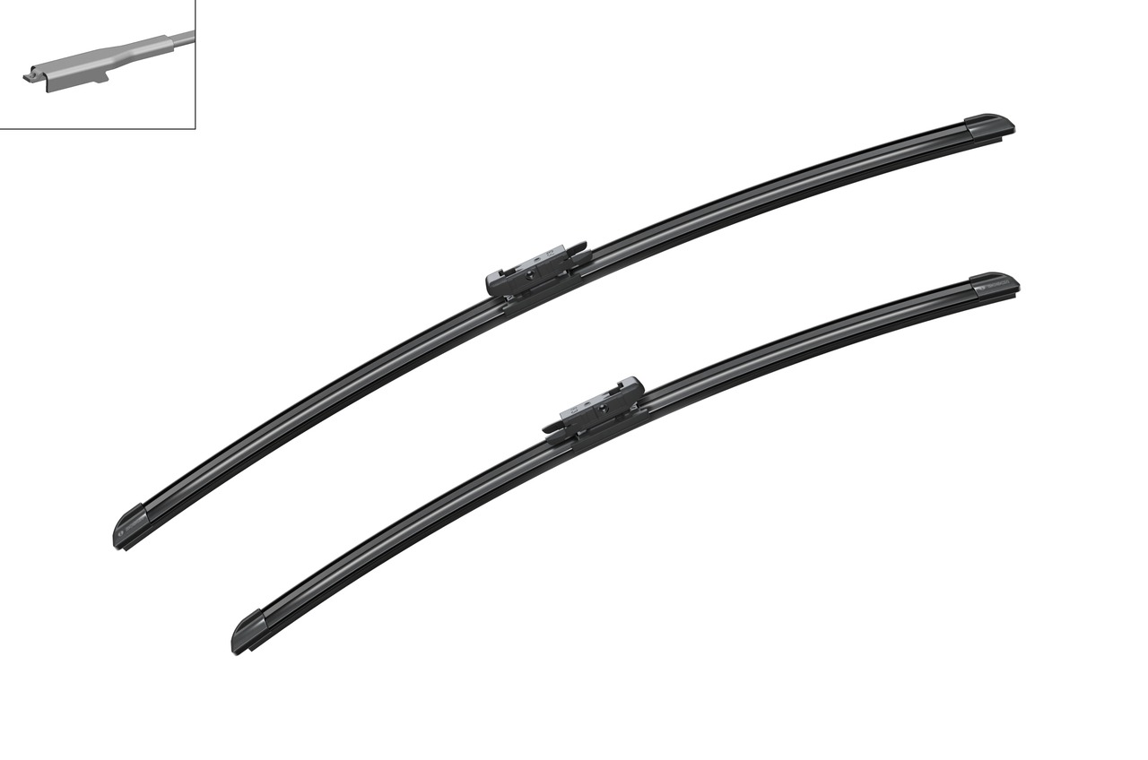 Set stergatoare auto MERCEDES-BENZ VANEO (414) din 2002-2005, Bosch Aerotwin, din cauciuc siliconat rezistent