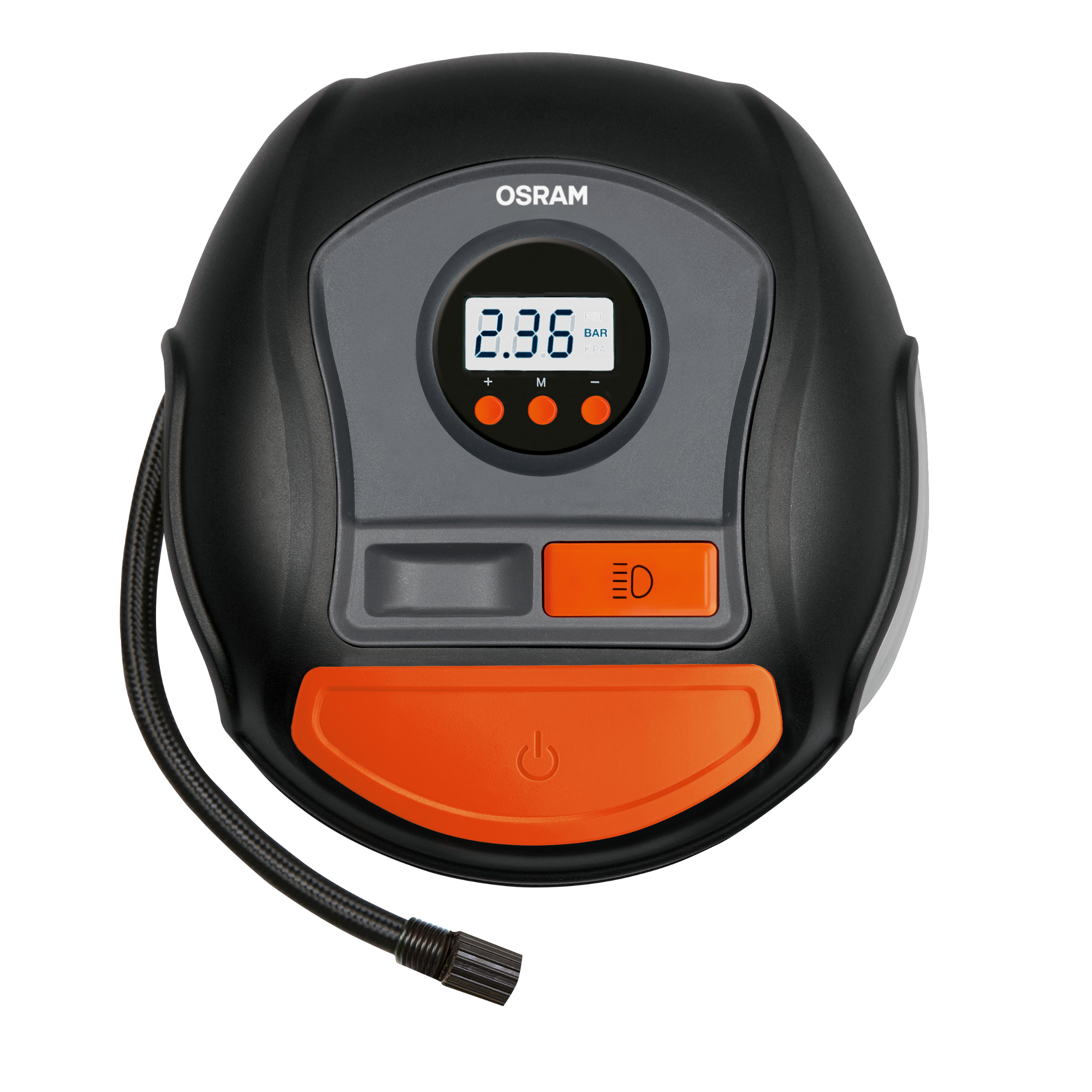 Компресор для накачування шин TYREINFLATE 450 / 12V 10A / ШИНА R13 НАКАЧУЄТЬСЯ ЗА 3.5 ХВ. ДО 2. OSRAM (OTI450) osram фото 3