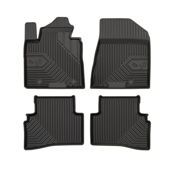 Set Covorase Auto Si Tavita Portbagaj KIA SPORTAGE IV VAN (QL, QLE) din 2018, Cauciuc, Protectie Porbagaj, 4x Stickere auto cu KIA