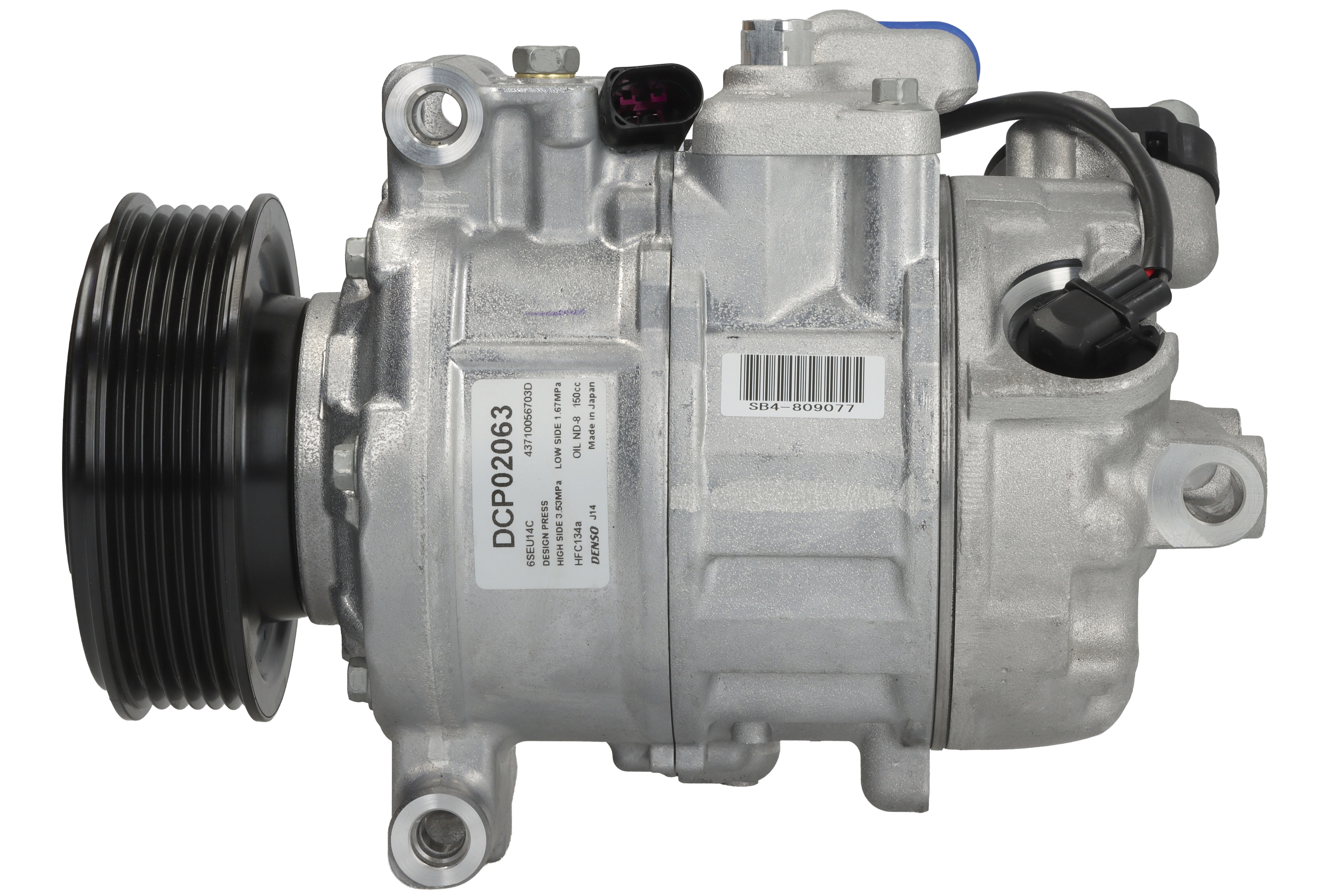 Компресор кондиціонера AUDI Q7 (4LB) 4.2 2009.05 - 2015.08 4.2 TDI QUATTRO CCFA, CCFC DENSO (DCP02063) Denso фото 3