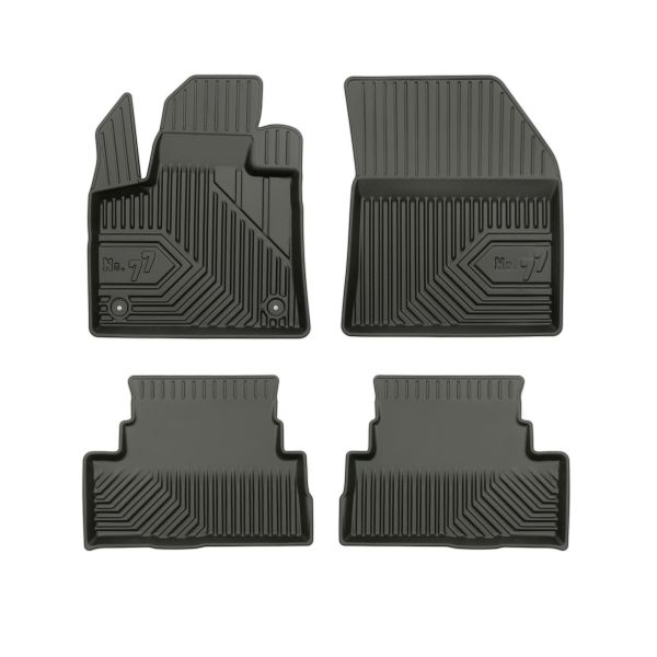 Set Covorase Auto Si Tavita Portbagaj OPEL GRANDLAND / GRANDLAND X (A18, P1UO) din 2017-2021, Cauciuc, Protectie Porbagaj, 4x Stickere auto cu OPEL