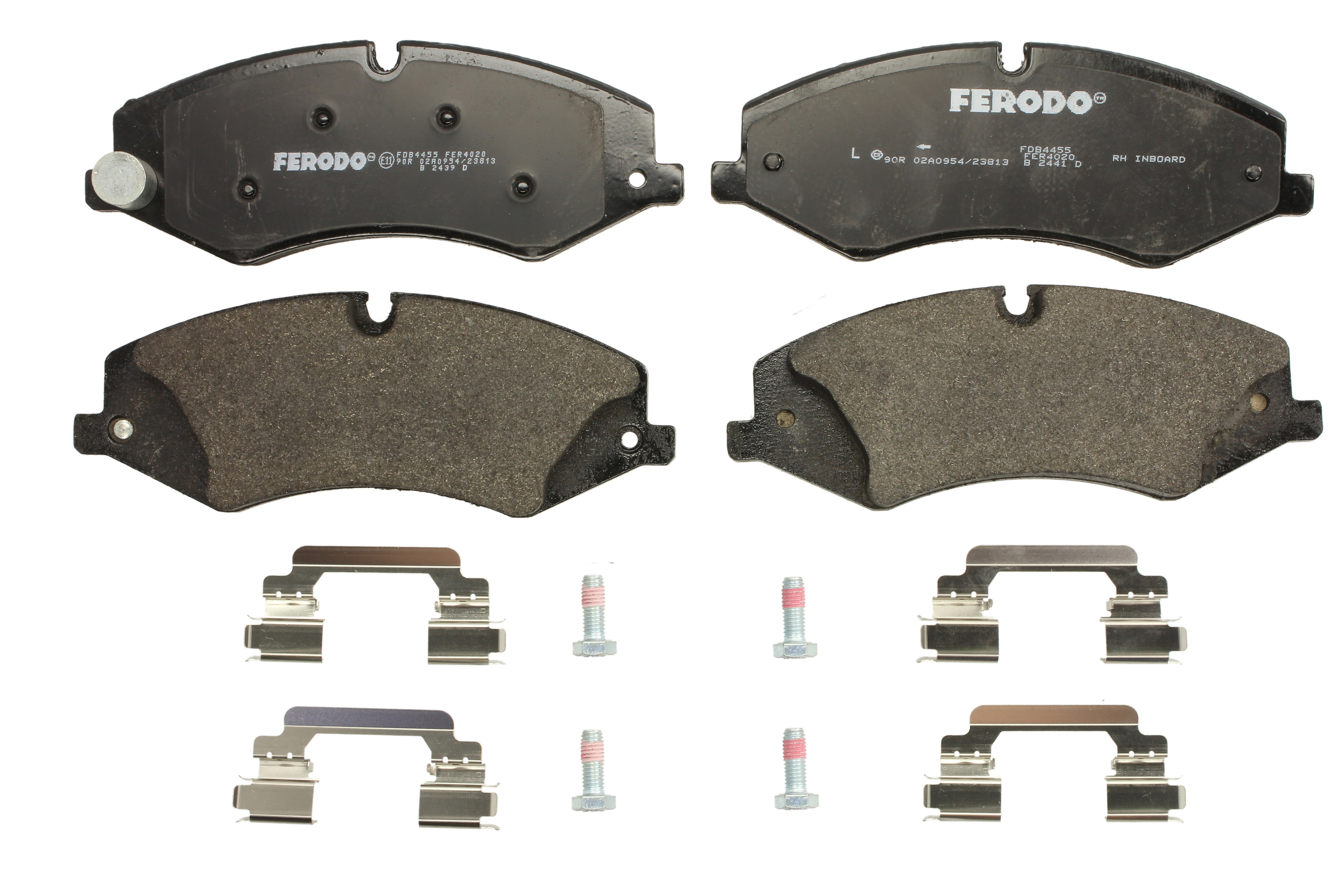 Колодки гальмівні дискові LAND ROVER RANGE ROVER SPORT I (L320) 3.6 2005.02-2013.03 FERODO (FDB4455) Ferodo фото 3