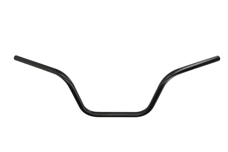 TRW ZF steel handlebar 25.4mm tall APEHANGER black (with cable entry)