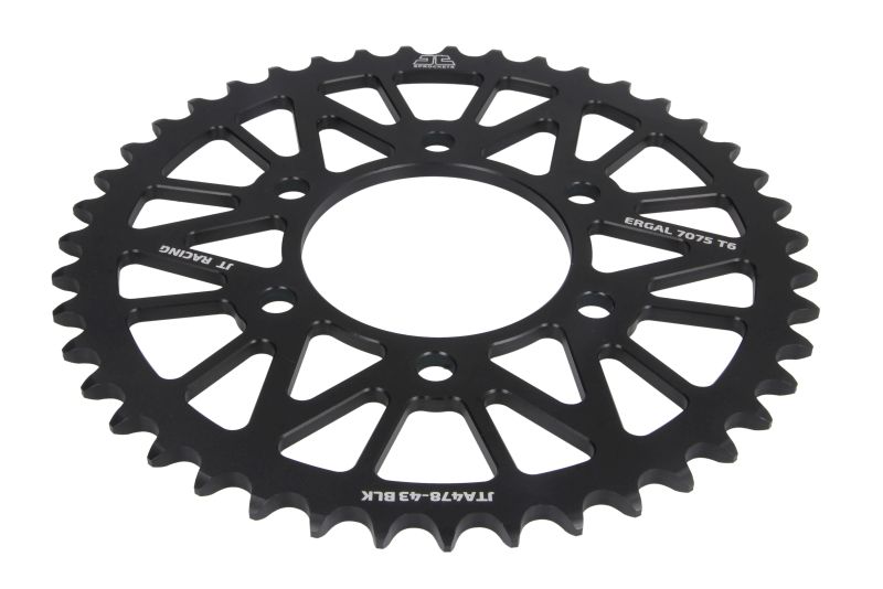 JT SPROCKETS řetězová rozeta KAWASAKI KXT 250 A (TECATE) 84-85, ZX-6R 636, 600 (NINJA), 636 (ABS) 98-19, ZX-6RR 600 (NINJA) 04-06, ZX-7RR 750 N (NINJA) 96-99