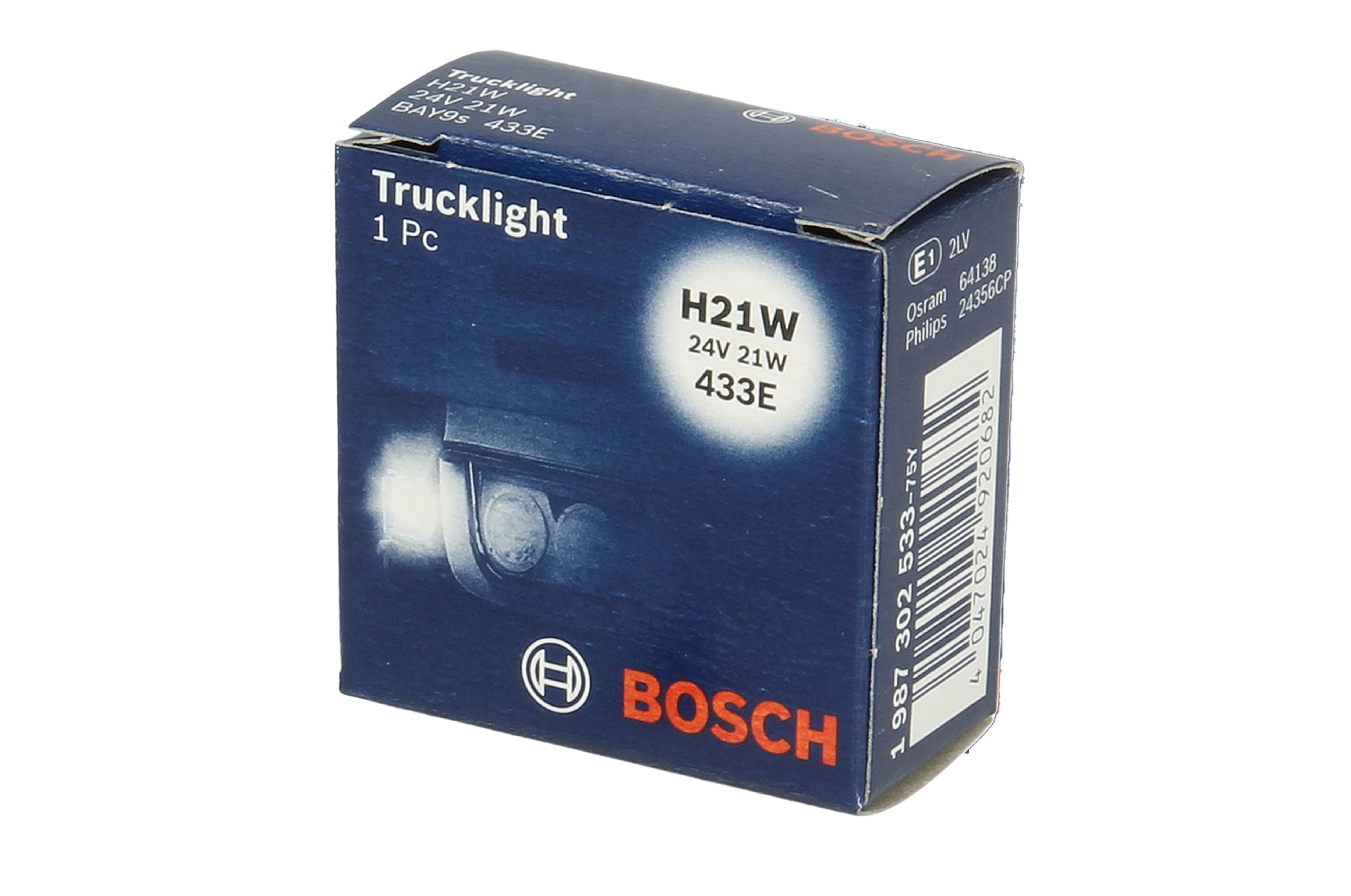 Автолампа H21W 24V 21W BAY9S Trucklight Bosch фото 10