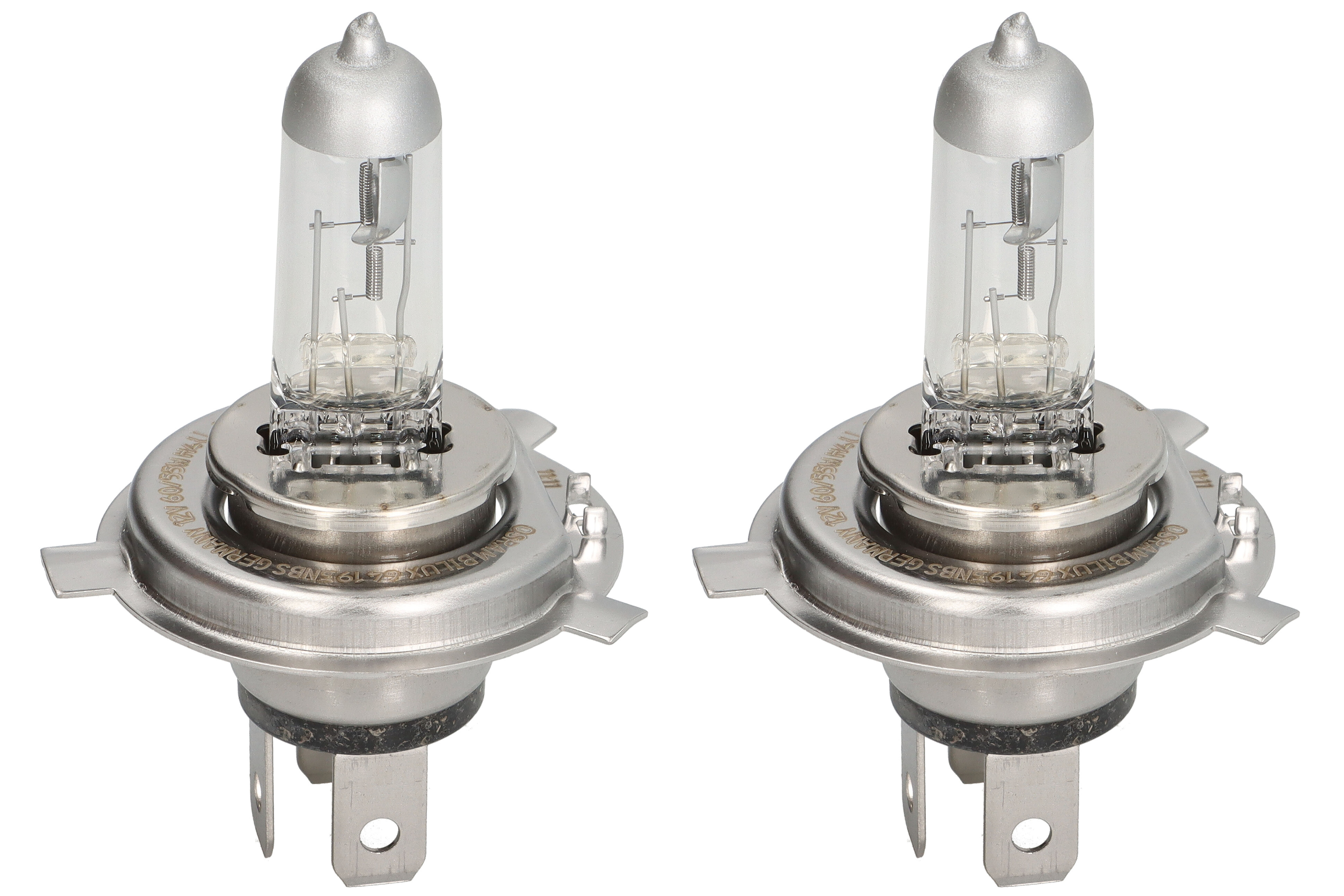 Автолампа галогенова 60/55W H4 12V 60/55W P43T / NIGHT BREAKER® SILVER - НА 100% БІЛЬШЕ СВІТЛ OSRAM (64193NBS-2HB) osram фото 3