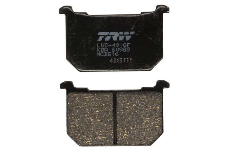 TRW ZF brake pads KH709 organic KAWASAKI GPZ 400/500 82-84, GPZ/Z 550 80-82, GT/GPZ/Z/LTD 750 80-85, Z 1000 81, GPZ/Z 1100 81-83 rear