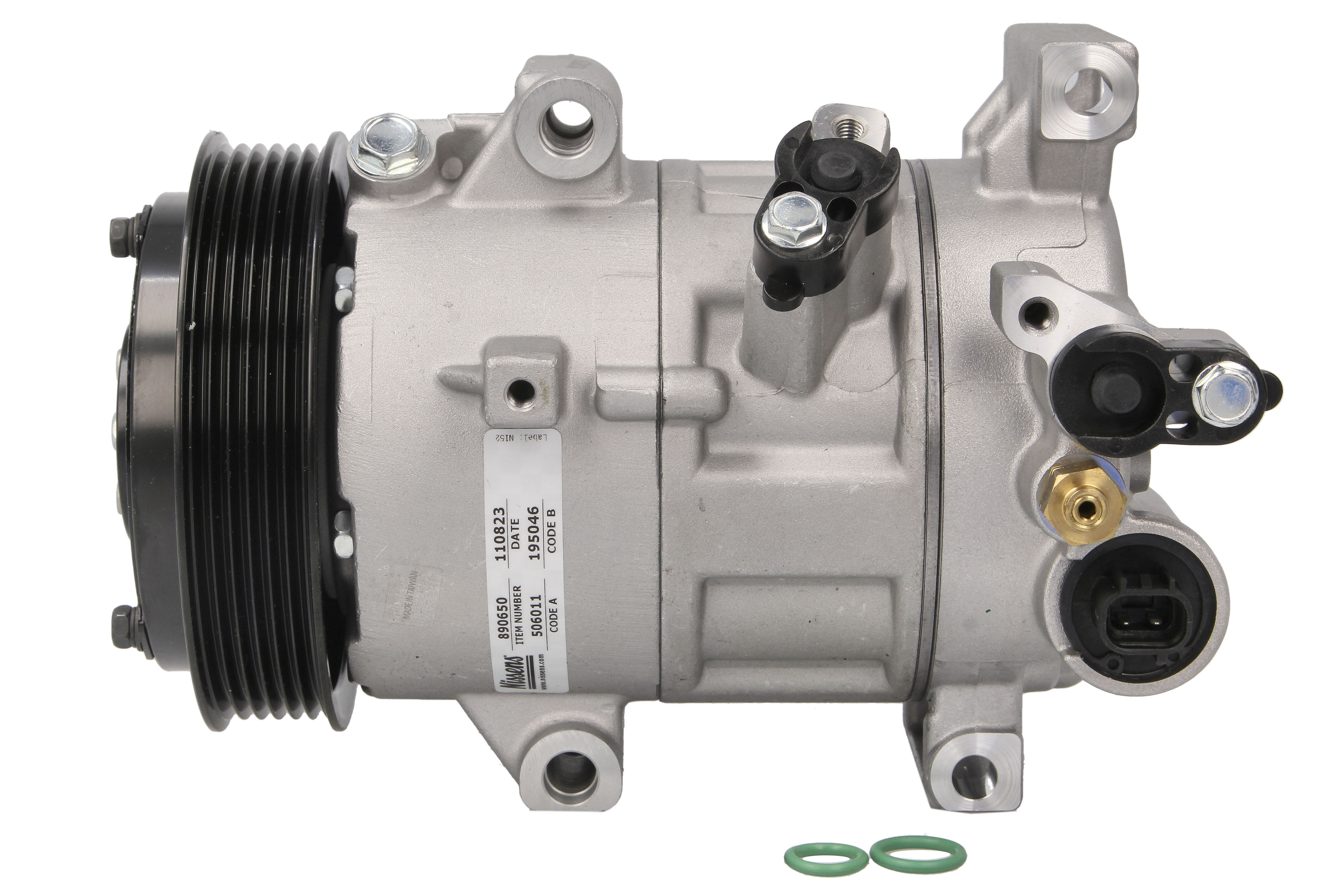 Компресор кондиціонера TOYOTA COROLLA (E16#, E17#, E18#)) (13-) 1.6 I 16V NISSENS (890650) Nissens фото 3