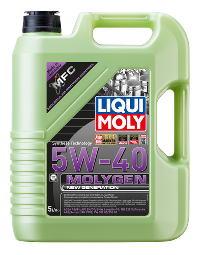 Олива моторна Molygen New Generation 5W-40 5л LIQUI MOLY (8536) Liqui Moly фото 3