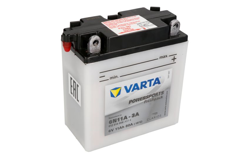 VARTA startovací baterie (B004R9J236, 6N11A-3A, 558130, 6N11A-1B VARTA)