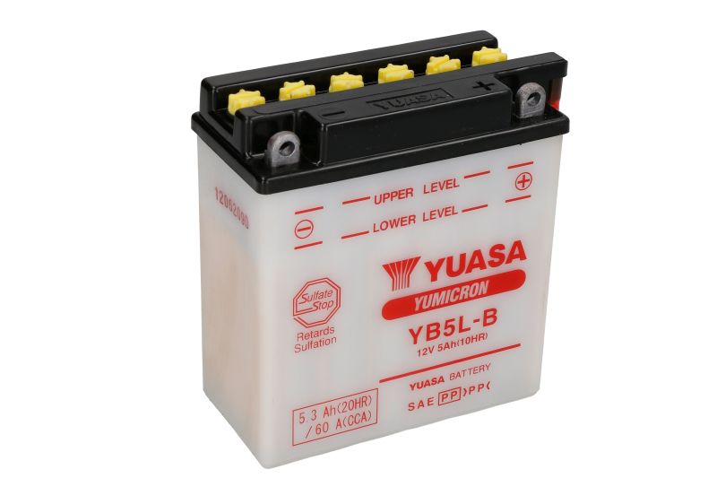 YUASA startovací baterie BENELLI K2 50 AC (NAMUR), LC, AC, LC (NAMUR) 98-01, HONDA C 90 81-00, MBX 125 F 84-86, NH 80MS (LEAD), 125 (LEAD) 83-86, NS 125 R, F 85-92, KAWASAKI AR 125 82-94, KYMCO NEXXON 50 07-10, MZ/MUZ ETZ 125 (SPORTSTAR), 301FUN, 251FUN 8