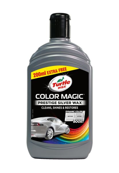 Autovosk Color Magic, s voskem Carnauba, stříbrný, 500 ml