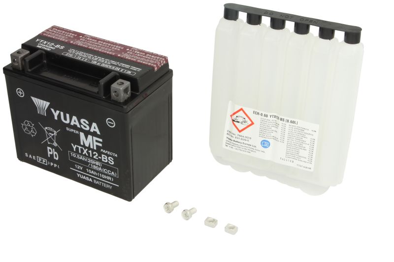 Levně YUASA startovací baterie AEON COBRA 320, 220, 350 06-09, CROSSLAND 300, 350RX 06-09, APRILIA ATLANTIC 500 (SPRINT), (SPRINT) 02-10, PEGASO 650