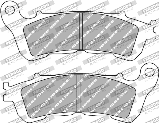 FERODO sada brzdových destiček, kotoučová brzda HARLEY DAVIDSON XL 883N (IRON), 883L (SP. LOW), 1200X (FORTY EIGHT), 1200V (SP. SEVENTY TWO) 14-15, HONDA CB 1000RA ABS, 600F (HORNET), 1300SA (ABS), 600FA (HORNET ABS), 1100 05-16, CBF 1000A (ABS), 600S, 60